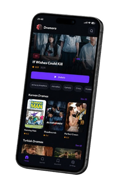 Dramora search screen